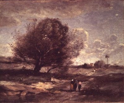 Erinnerungen an Picardie von Jean Baptiste Camille Corot