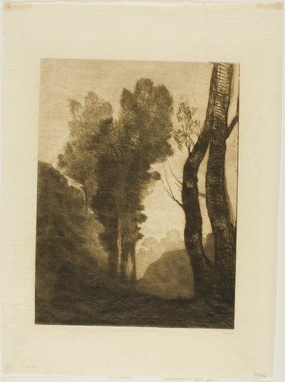Vororte von Rom von Jean-Baptiste-Camille Corot