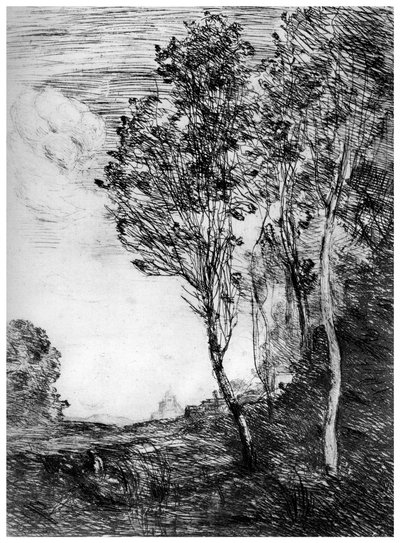 Souvenir aus Italien, ca. 1815-1865 von Jean Baptiste Camille Corot