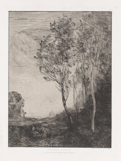 minne av av Jean-Baptiste-Camille Corot
