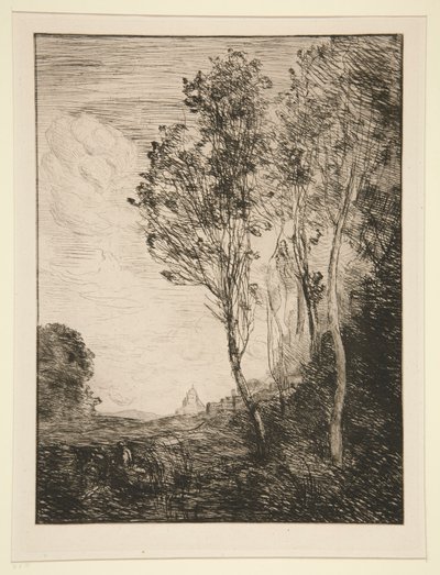 minne av av Jean-Baptiste-Camille Corot