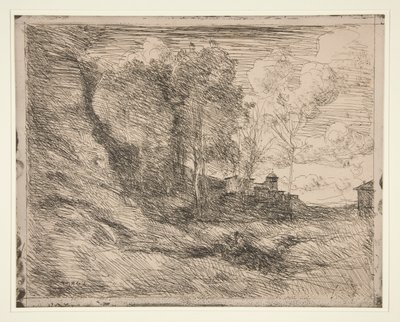 minne av av Jean-Baptiste-Camille Corot