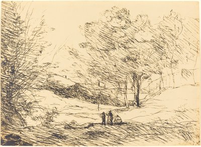 Souvenir från Lago Maggiore av Jean Baptiste Camille Corot