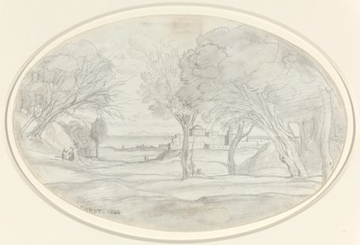 Erinnerung an die Toskana, 1844 von Jean Baptiste Camille Corot