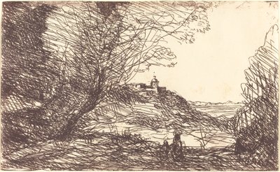 Souvenir der Umgebung von Monaco von Jean Baptiste Camille Corot