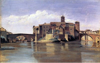 Ön San Bartolomeo av Jean Baptiste Camille Corot