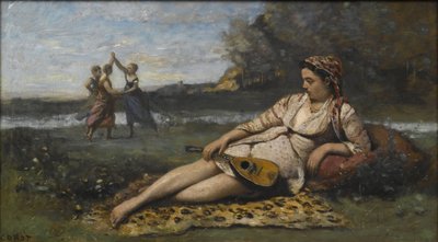 Unga kvinnor i Sparta Unga kvinnor i Sparta, 1868-1870 av Jean Baptiste Camille Corot