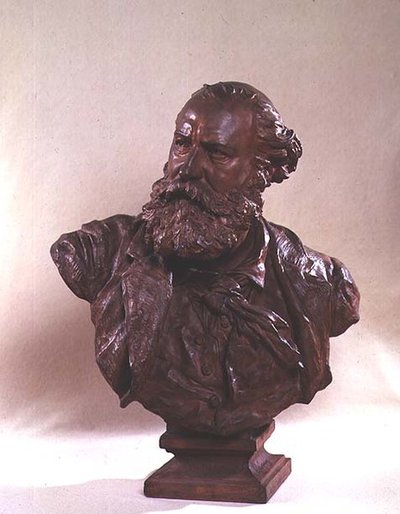 Byst av Charles Gounod (1818-93) c.1874 (brons) av Jean Baptiste Carpeaux