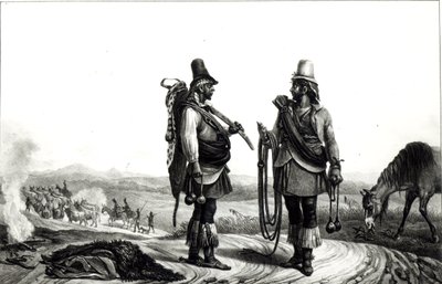 Charrua-indianer från 