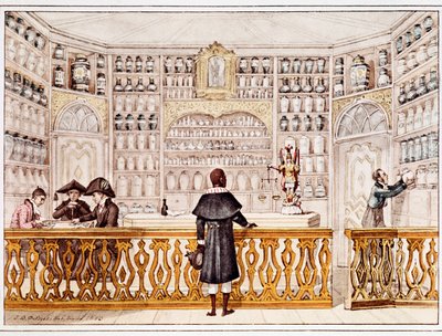 Apotekaren (tryck av Jean Baptiste Debret