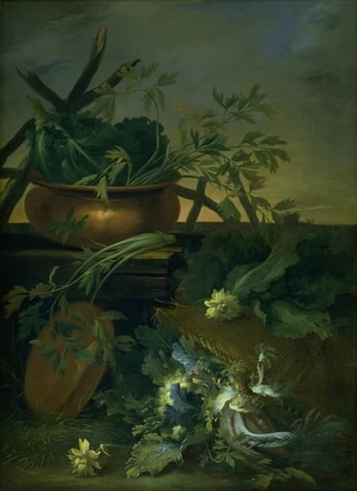 Fortfarande liv. Grönsaker av Jean Baptiste Gaijot Dubuisson
