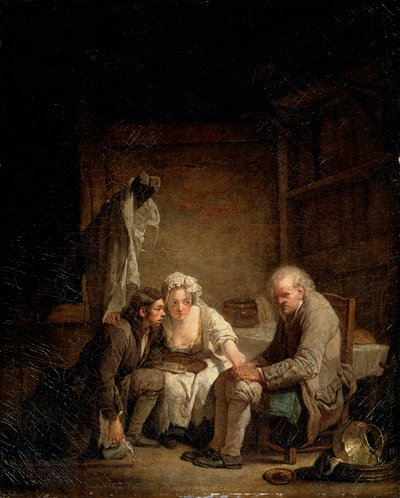 Blind man lurad, c1755 av Jean Baptiste Greuze