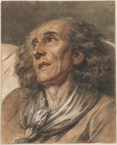 Byst av en gammal man av Jean Baptiste Greuze