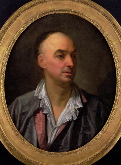 Porträtt av Denis Diderot av Jean Baptiste Greuze