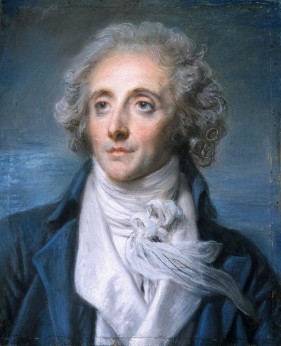 Porträtt av Nicolas-Pierre-Baptiste Anselme, kallad Elder Baptist av Jean Baptiste Greuze