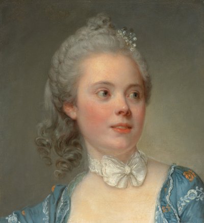 Porträtt av en dam, ca 1765 av Jean Baptiste Greuze
