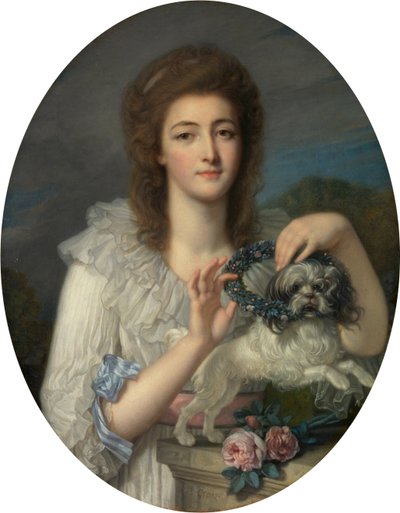 Prinsessan Varvara Nikolajevna Gagarina (1762-1802) av Jean Baptiste Greuze