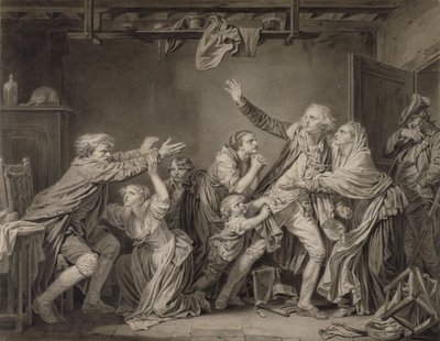 Faderns förbannelse: Den otacksamme sonen av Jean Baptiste Greuze