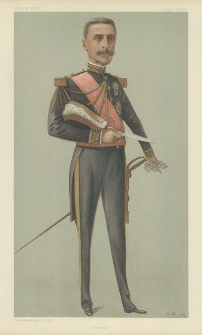 Amiral Raymond-Emile Gervais av Jean Baptiste Guth