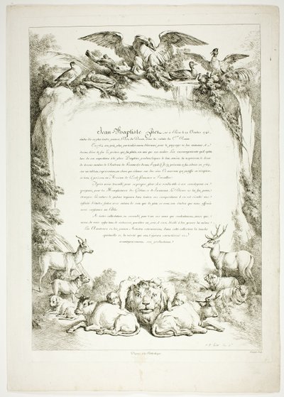 Biografisida från Oeuvres de J. B. Huet av Jean Baptiste Huet