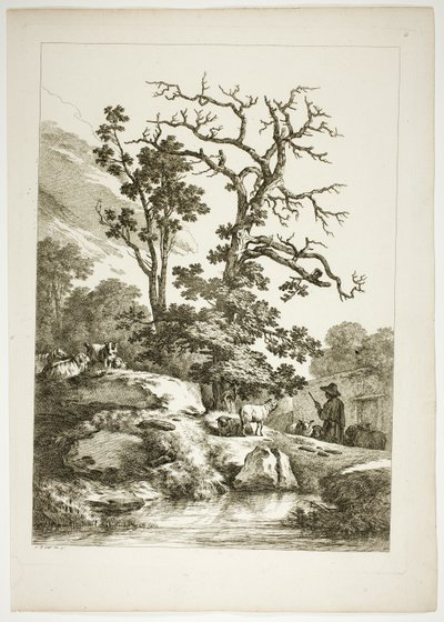 Plåt 23 av 38 från Oeuvres de J. B. Huet av Jean Baptiste Huet