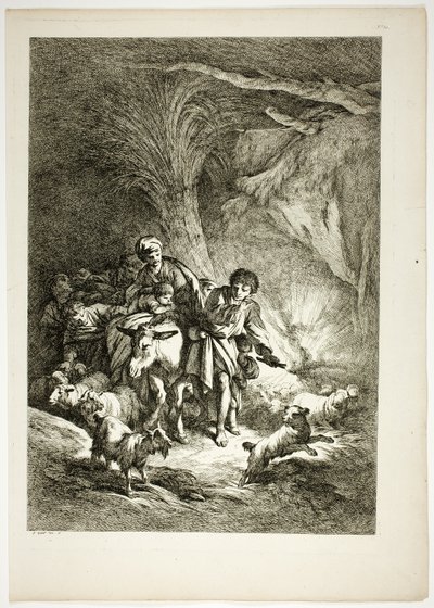 Plåt 30 av 38 från Oeuvres de J. B. Huet av Jean Baptiste Huet