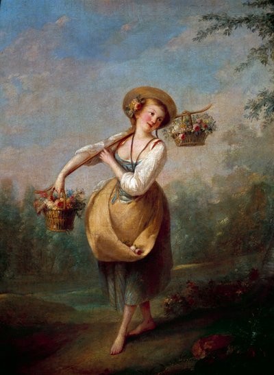 Ibex-målningen av Jean Baptiste Huet (1745-1811) 1700-talets Paris, Musee Cognacq Jay av Jean Baptiste Huet
