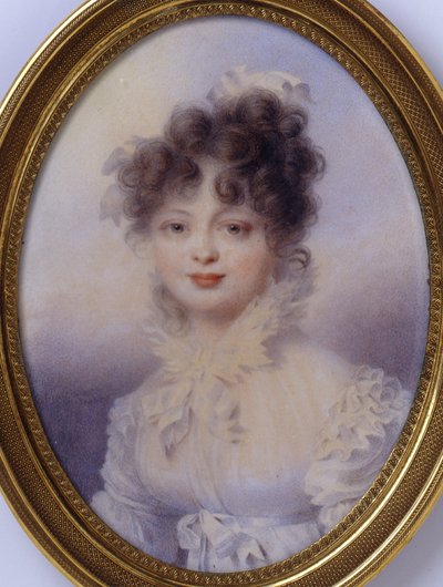 Storhertiginnan Catherine Pavlovna av Ryssland 1788-1819, drottning av Württemberg av Jean Baptiste Isabey