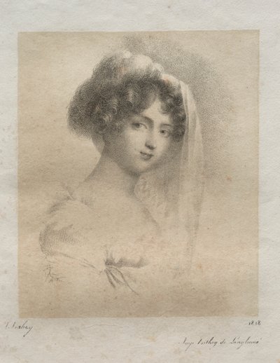 Fru. Horace Vernet av Jean Baptiste Isabey