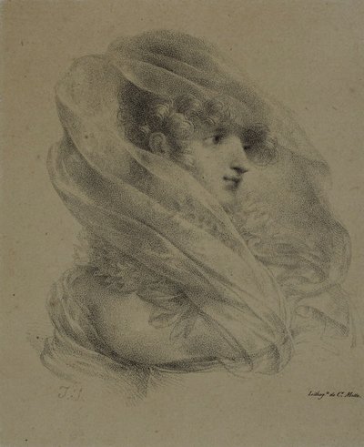 Fru Ledieu av Jean Baptiste Isabey
