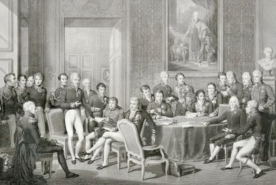 Deltagare vid Wienkongressen 1814-1815 av Jean Baptiste Isabey