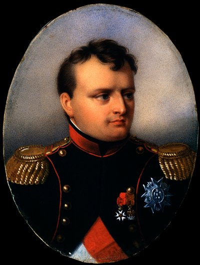 Porträtt av kejsar Napoléon I Bonaparte 1769-1821, tidigt 1800-tal. av Jean Baptiste Isabey