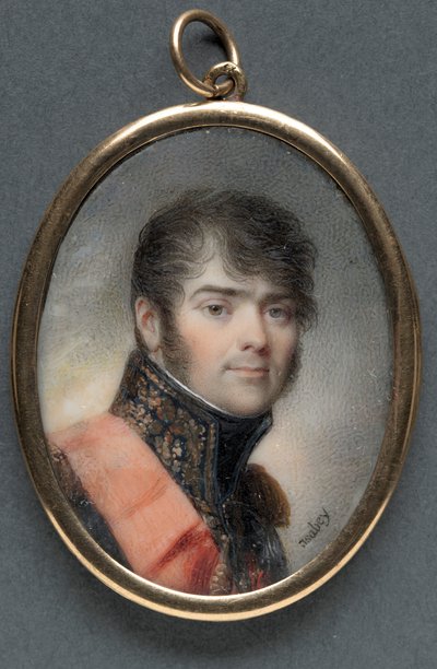 Porträtt av Henri Gratien, Comte Bertrand, 1808. av Jean Baptiste Isabey