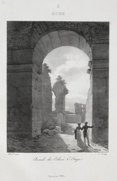 Resa till Italien 1822 av Jean Baptiste Isabey