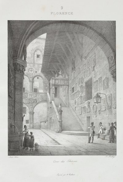 Resa till Italien 1822, 1833. av Jean Baptiste Isabey