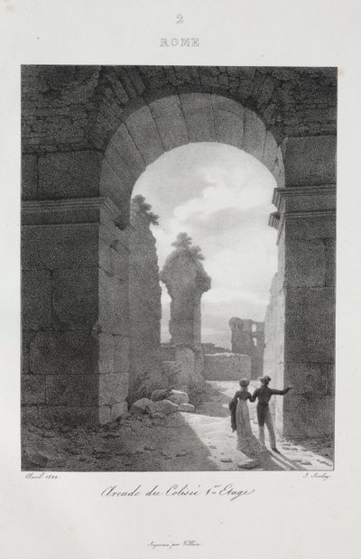 Resa till Italien 1822, 1833. av Jean Baptiste Isabey