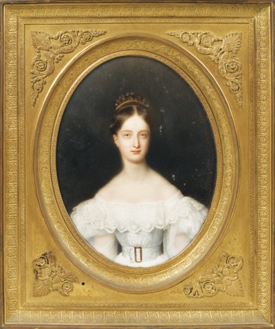 Prinsessan Clémentine av Orléans 1817-1907, prinsessa av Saxe-Coburg och Gotha, 1830 av Jean Baptiste Joseph Duchesne