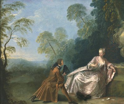 Ett galant samtal av Jean Baptiste Joseph Pater