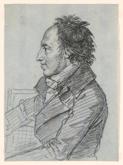 Porträtt av en man av Jean Baptiste Joseph Wicar