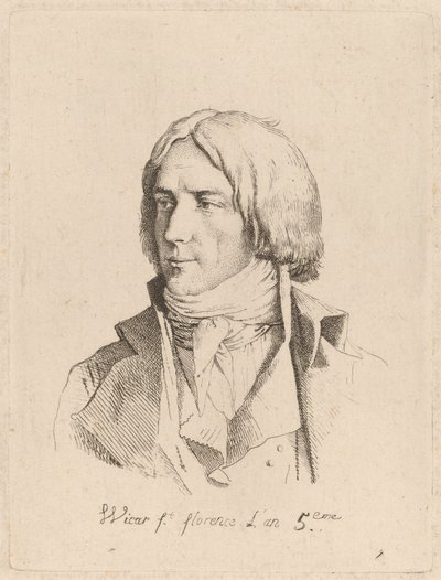 Självporträtt av Jean Baptiste Joseph Wicar