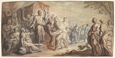 En religiös presentation av Jean Baptiste Jouvenet