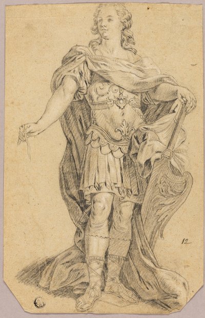 Staty av Ludvig XIV av Jean Baptiste Lemoyne II