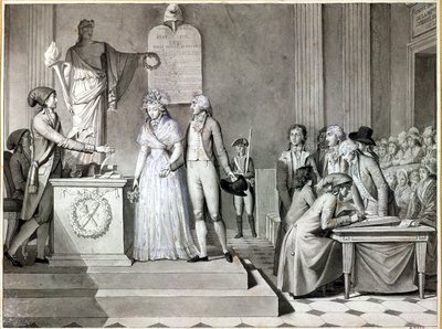 Det republikanska äktenskapet av Jean Baptiste Mallet