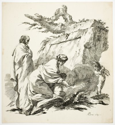 Flygningen till Egypten av Jean Baptiste Marie Pierre