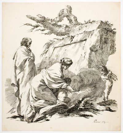 Flygningen till Egypten av Jean Baptiste Marie Pierre