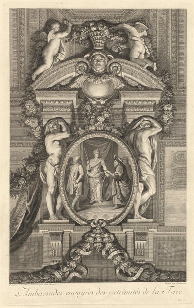 Ambassader skickade från världens yttersta delar [pl. 15] av Jean Baptiste Masse