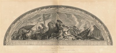 Holland, Center of the Salon of War in the Arcade som öppnar in i galleriet (Holland, Center of the Salon of War in the Arcade som öppnar in i galleriet) [pl. 39] av Jean Baptiste Masse