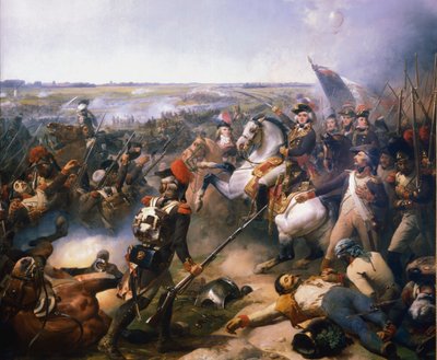 Slaget vid Fleurus, 16 juni 1794 1800-talet av Jean Baptiste Mauzaisse