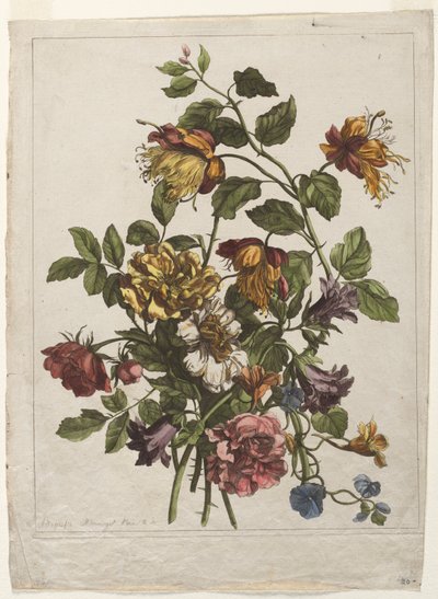 Bukett. av Jean Baptiste Monnoyer I