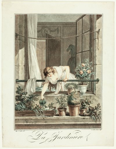 La Jardinière av Jean Baptiste Moret